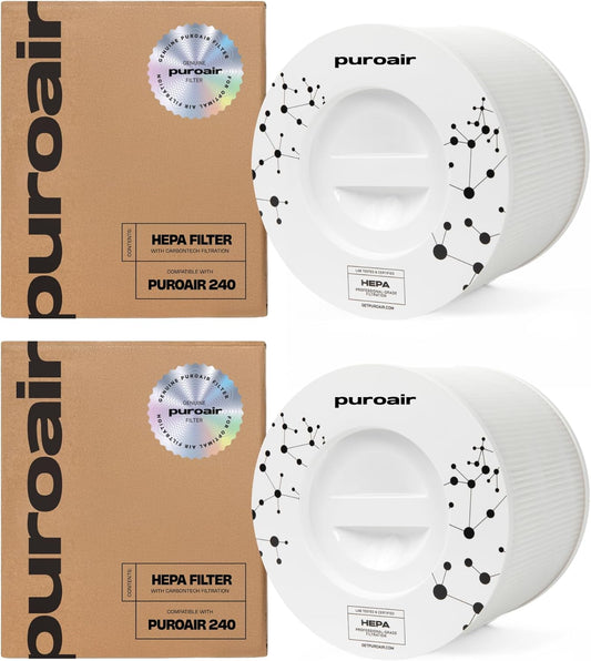 PuroAir 240 Replacement Filter, Genuine 240 Filter Replacement, 2-Pack