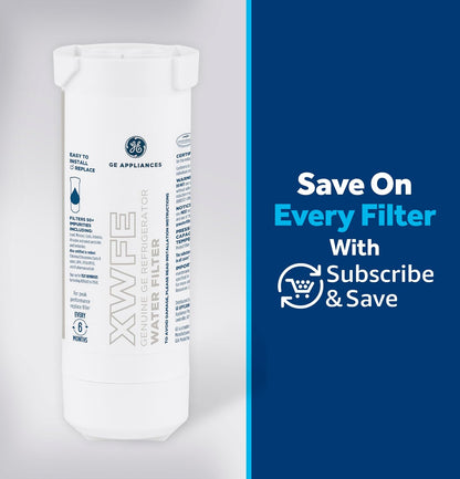 GE XWFE Refrigerator Water Filter, Genuine GE Appliances Replacement Filter