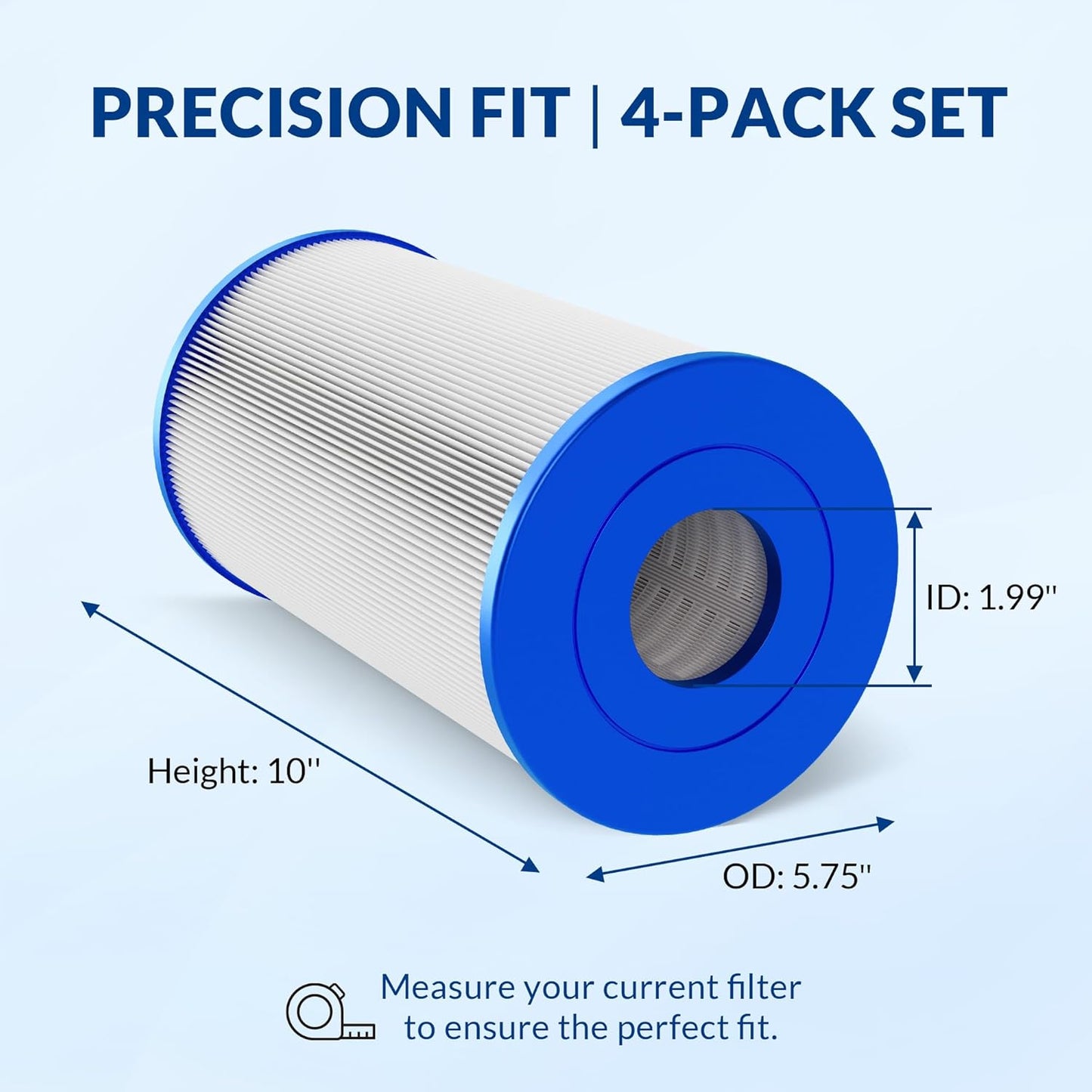 Ultra Series Pool Filter Cartridge with Heavy-Duty Trilobal Fabric