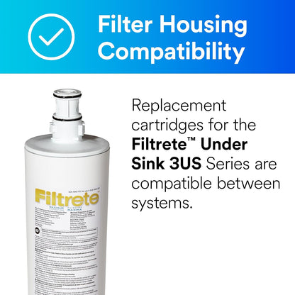Filtrete Maximum Under Sink Quick Change Water Filter 3US-MAX-F01