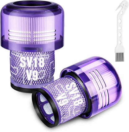 2-Pack SV18 V9 Replacement Filter for Dyson Digital Slim & V9 Motorbar Vacuums