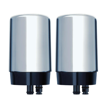 Brita Faucet Water Filter Replacement, 2 Filters, Chrome