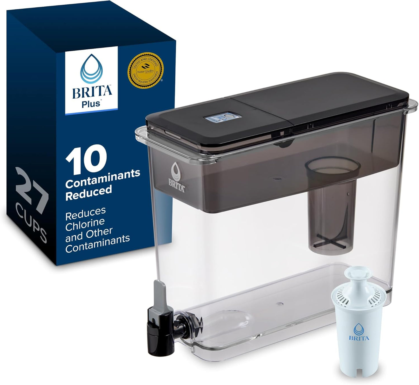 Brita UltraMax 27-Cup Water Filter Dispenser with BritaPlus Filter