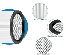 Shop-Vac 90304 Replacement Cartridge Filter, Fits 5 Gallon and Larger Wet Dry Vacuums, 2 Pack