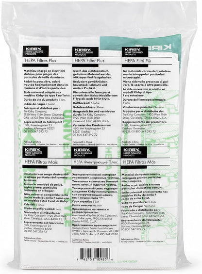 Kirby Micron Magic Plus HEPA Filter Bags 6-Pack – Part 204814