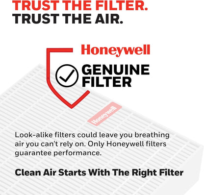 Honeywell HRF-R1 True HEPA Replacement Filter R, Fits HPA090 HPA100 HPA200 HPA300 Series Air Purifiers