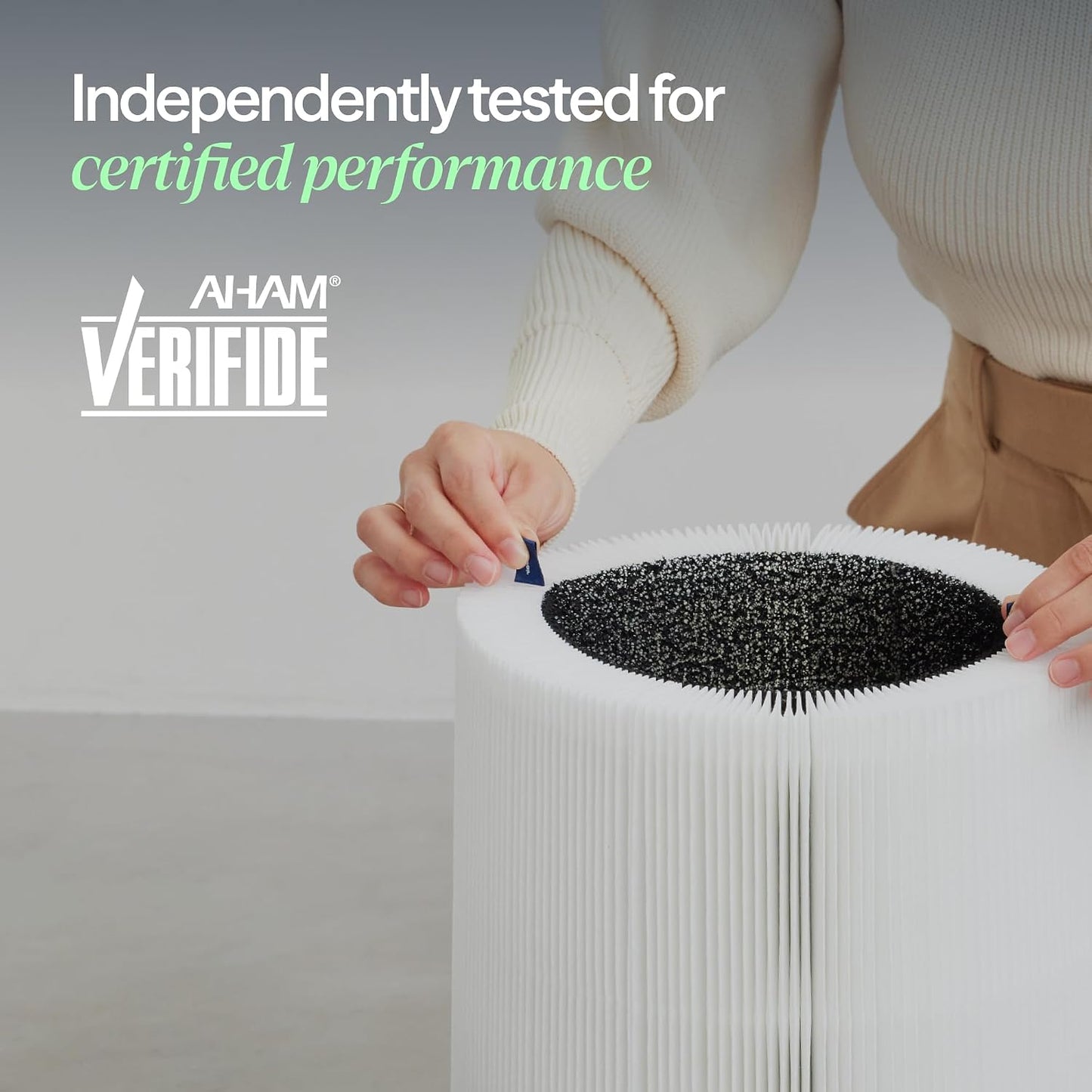 Blueair Blue Pure F2MAX Genuine Replacement Filter for 211i Max Air Purifier, HEPASilent Dual Filtration