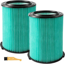 VF6000 5-Layer HEPA Material Filter Replacement for RIDGID 5 to 16 Gallon Wet/Dry Vacuums, 2 Pack