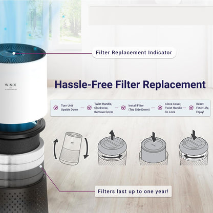 Winix Filter O Replacement for A230 & A231 Air Purifiers, Genuine 1712-0110-00