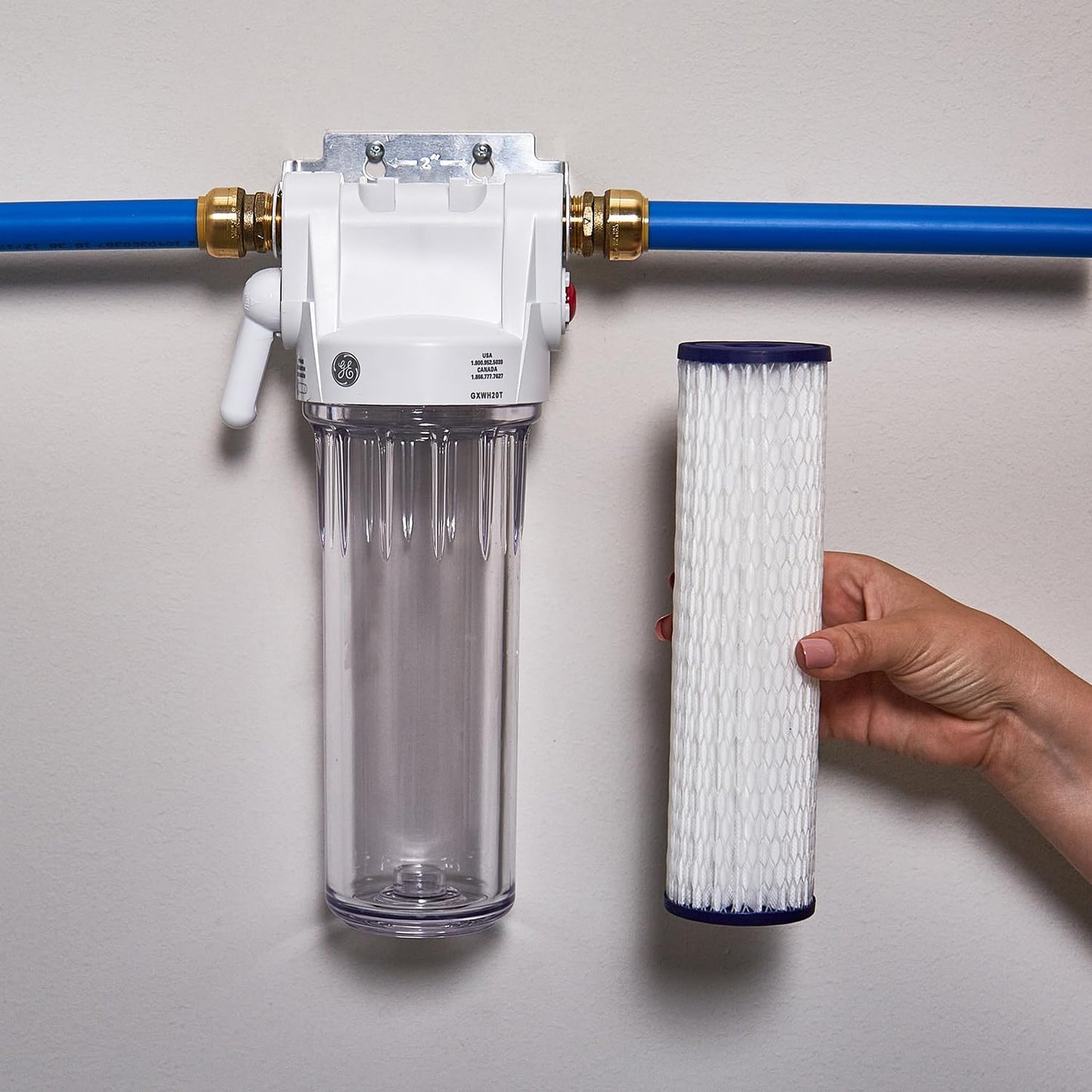 GE FXWTC Whole Home System Replacement Filter, 2-Pack