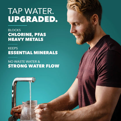 CuZn UC-200 Under-Sink Water Filter System, 5-Year / 50,000-Gallon, NSF Certified