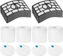 Replacement Filter Kit for Shark Rotator Powered Lift-Away NV650 NV750 NV752 AZ1002 Series, XFF650 XHF650, 10 Pack