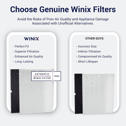 Winix 116130 Genuine Replacement Filter H for Winix 5500-2 Air Purifier