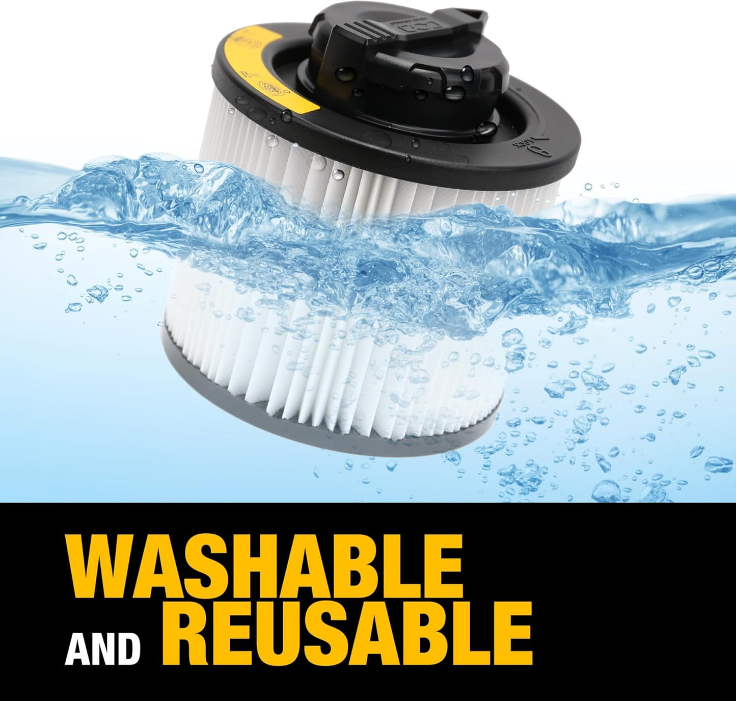 DeWalt DXVC4001 Cartridge Filter Replacement for 4 to 5 Gallon Wet/Dry Vacuums