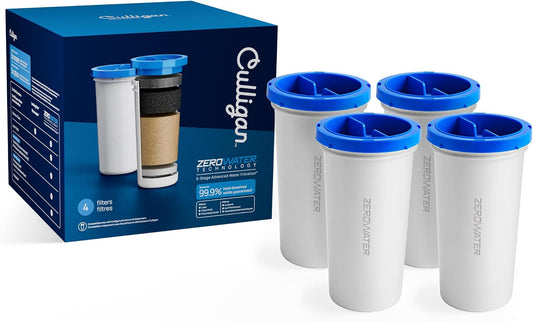 Culligan with ZeroWater Technology ZEROF04 5-Stage Water Filter 4-Pack