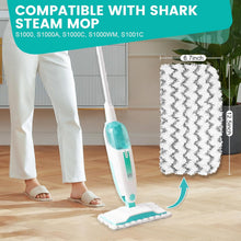 6 Pack Steam Mop Replacement Pads for Shark S1000 Series, Washable Reusable Microfiber Pads