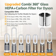 Dyson TP04/TP06/TP07/TP09/HP04/HP06/HP07/HP09 Compatible HEPA H13 + Carbon Filter