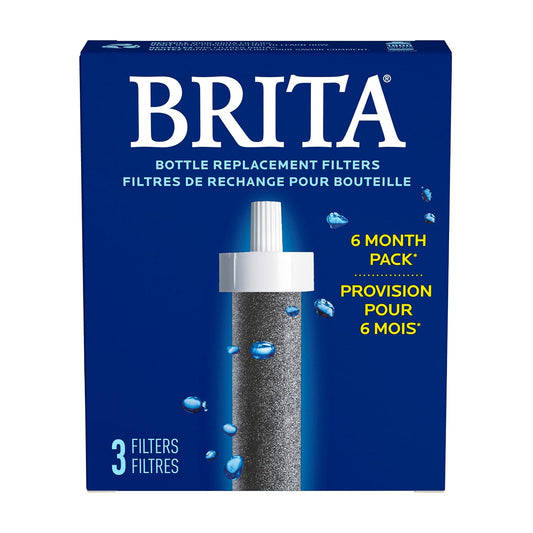 Brita Water Bottle Replacement Filters, BPA-Free, 3 Count