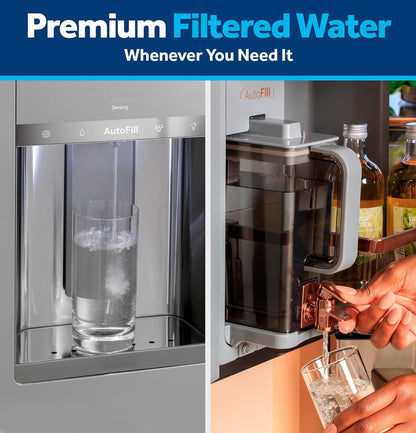 GE XWFE Refrigerator Water Filter, Genuine GE Appliances Replacement Filter