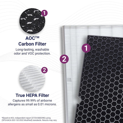 Winix Filter Q Genuine Activated Carbon Replacement Filter for Winix 5510, 5520 & 5530