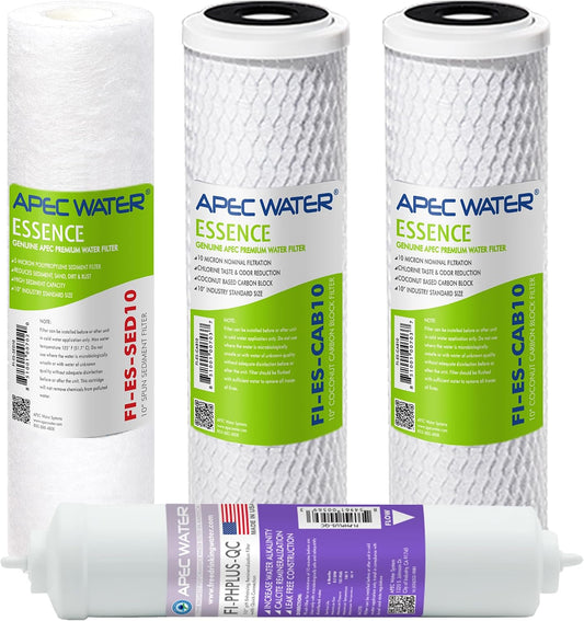 APEC Water FILTER-SET-ESPH Replacement RO Filter Set, Alkaline, 6 Month