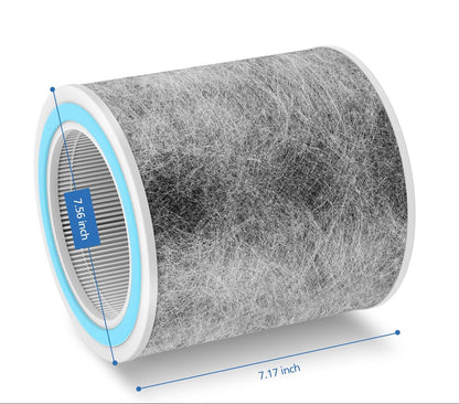 HP102 Replacement Filter for Shark Air Purifier HP100 HP102 HP102PET HC450 HC451 HC452 HC455, HE1FKPET HE1FKBAS, 2 Pack