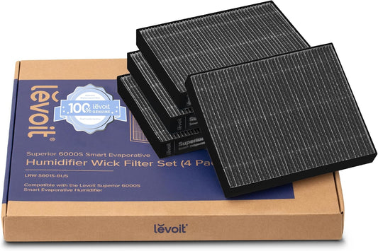 Levoit 4-Pack Replacement Filters for Superior 6000S Evaporative Humidifier