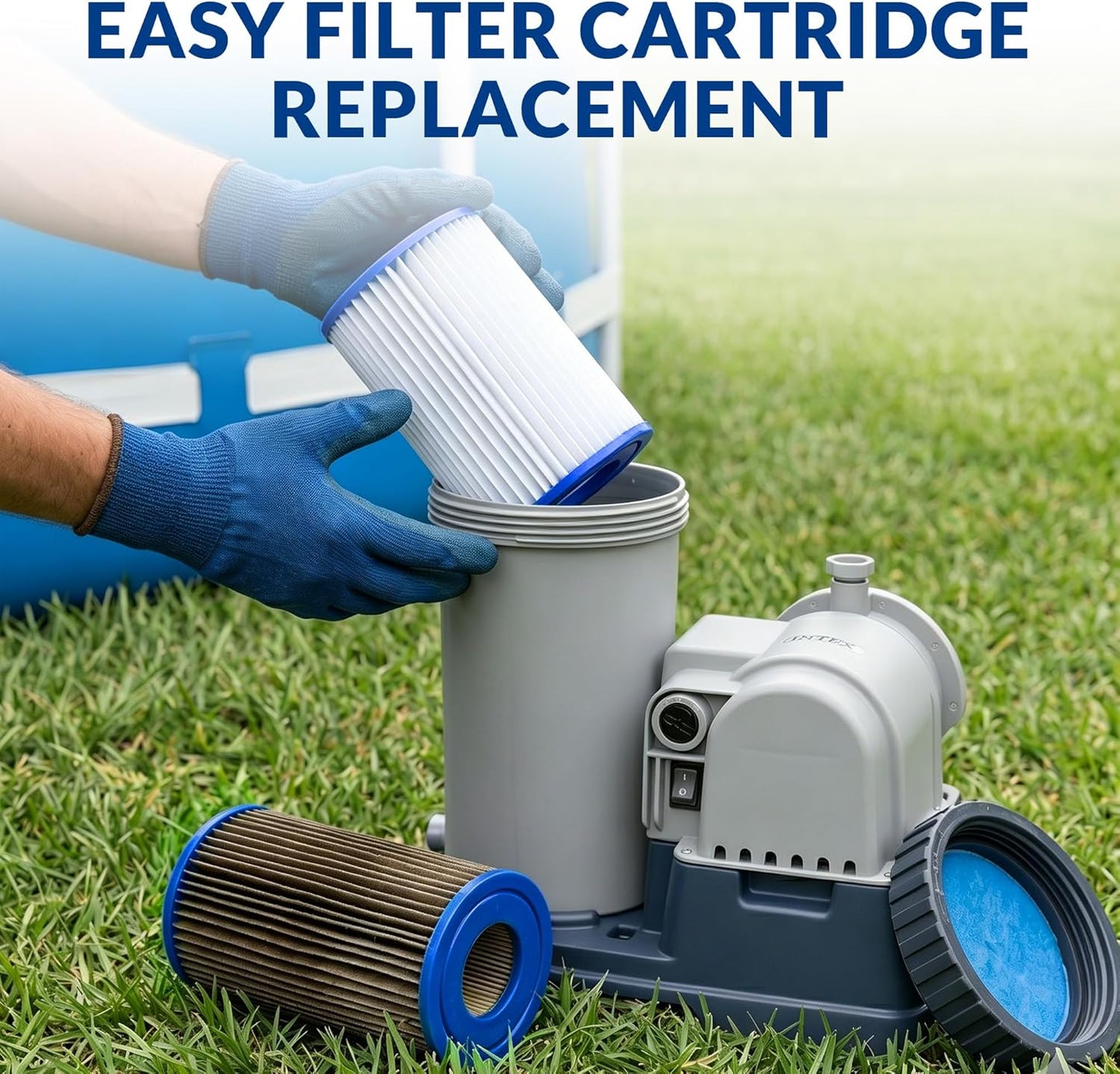 Ultra Series Pool Filter Cartridge with Heavy-Duty Trilobal Fabric