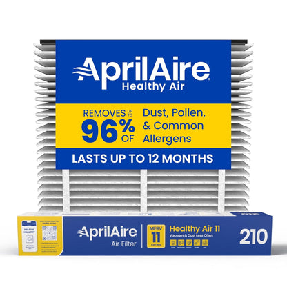 AprilAire 210 Replacement Filter for AprilAire Whole House Air Purifiers, MERV 11, 20x25x4 Air Filter, Pack of 1