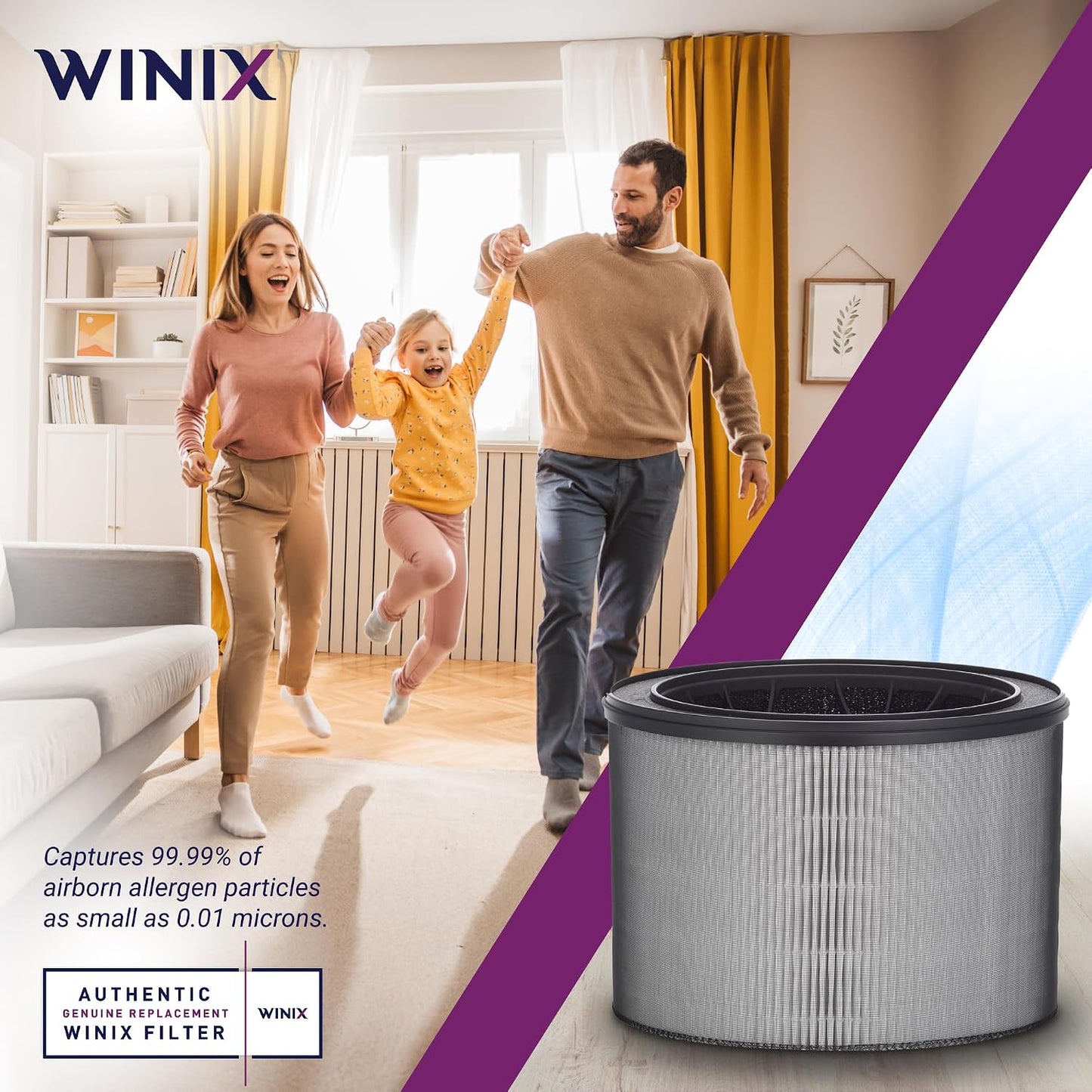 Winix Filter O Replacement for A230 & A231 Air Purifiers, Genuine 1712-0110-00