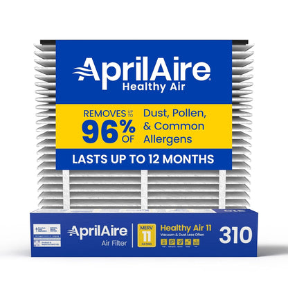 AprilAire 310 Replacement Filter for AprilAire Whole House Air Purifiers, MERV 11, 20x20x4 Air Filter, Pack of 1