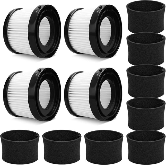 DCV5011H HEPA Filter Replacement Kit for DeWalt DCV501HB 20V Cordless Handheld Vacuum, 4 Pack