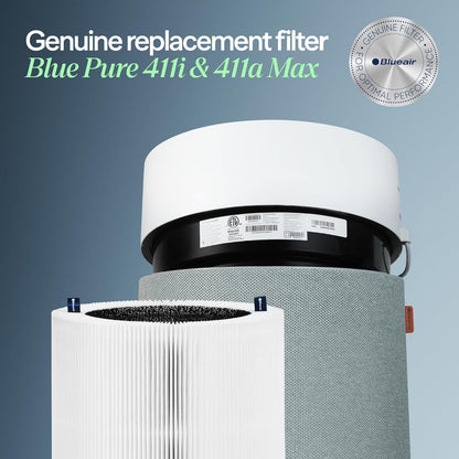 Blueair Blue Pure F4MAX Genuine Replacement Filter for 411i Max & 411a Max Air Purifiers