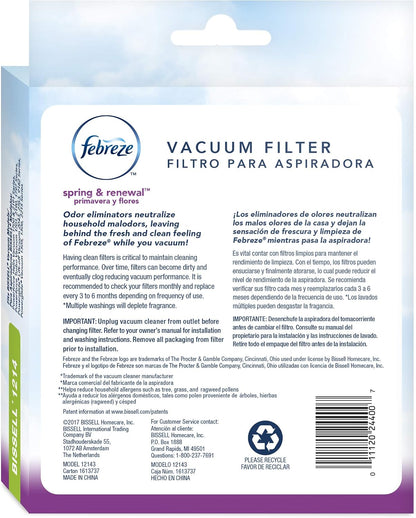 BISSELL 12141 Replacement Vacuum Filter for CleanView & PowerGlide Pet Vacuums