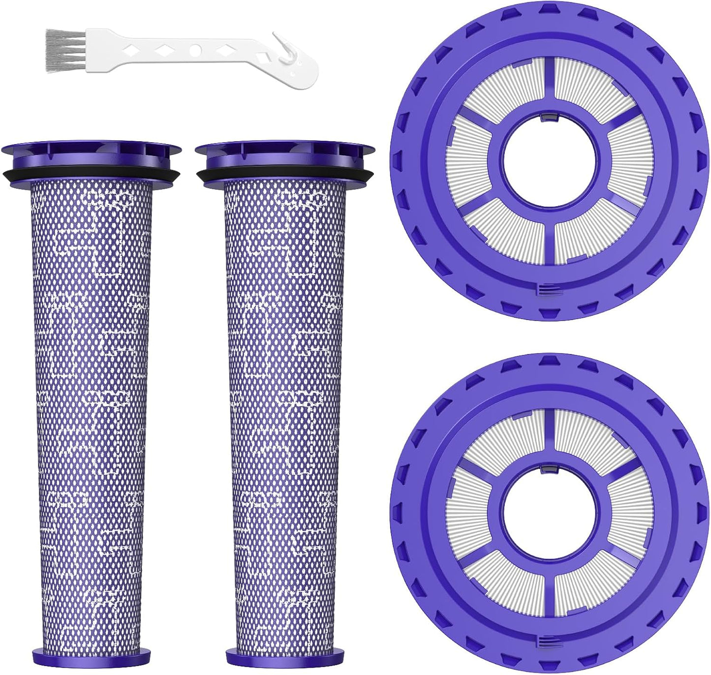 Replacement HEPA Filter Kit for Dyson Animal Ball Vacuum Cleaners, Washable, High Efficiency, 2 Pack