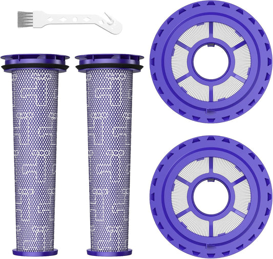 Replacement HEPA Filter Kit for Dyson Animal Ball Vacuum Cleaners, Washable, High Efficiency, 2 Pack - Fine Filters