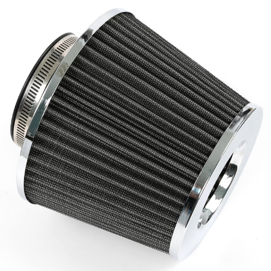 AUTOXBERT Black 3" 76Mm Inlet Cold Air Intake Filter Cone Replacement High Performance Washable Dry Engine Air Filter