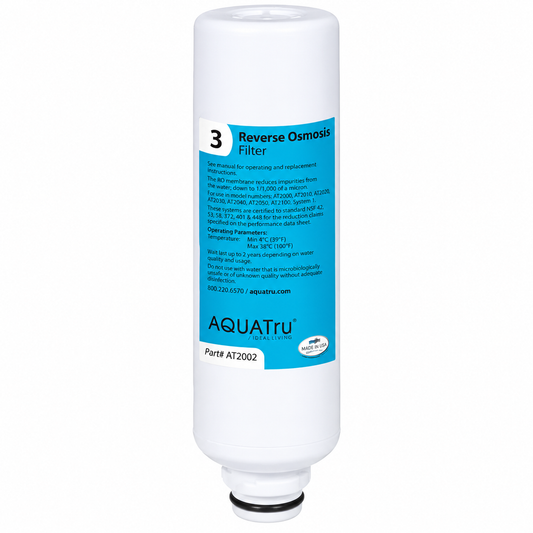 AquaTru Reverse Osmosis Filter (Stage 3) Compatible with AquaTru Classic, Classic Smart & Under Sink Water Purifiers