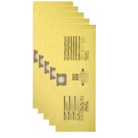Replacement 10-14 Gallon Filter Bags for Shop-Vac Vacuums | Disposable Dry Collection Bags | Replaces Type Y | 5-Pack