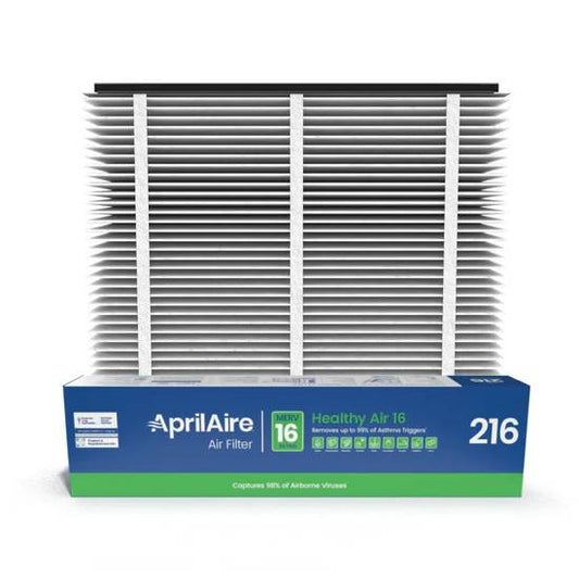 Genuine AprilAire 216 20x25x4 MERV 16 Healthy Air Filter - Fine Filters