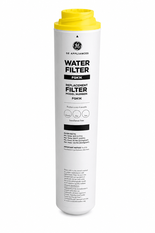 GE FQK1K Under Sink Water Filter Replacement for GXRLQK - Fine Filters