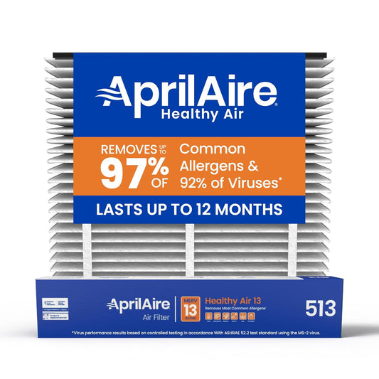 Aprilaire 513 Healthy Air 13 Replacement Air Filter, MERV 13