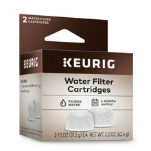 Keurig 2 Pack Water Filter Refill Cartridges, 2 Count