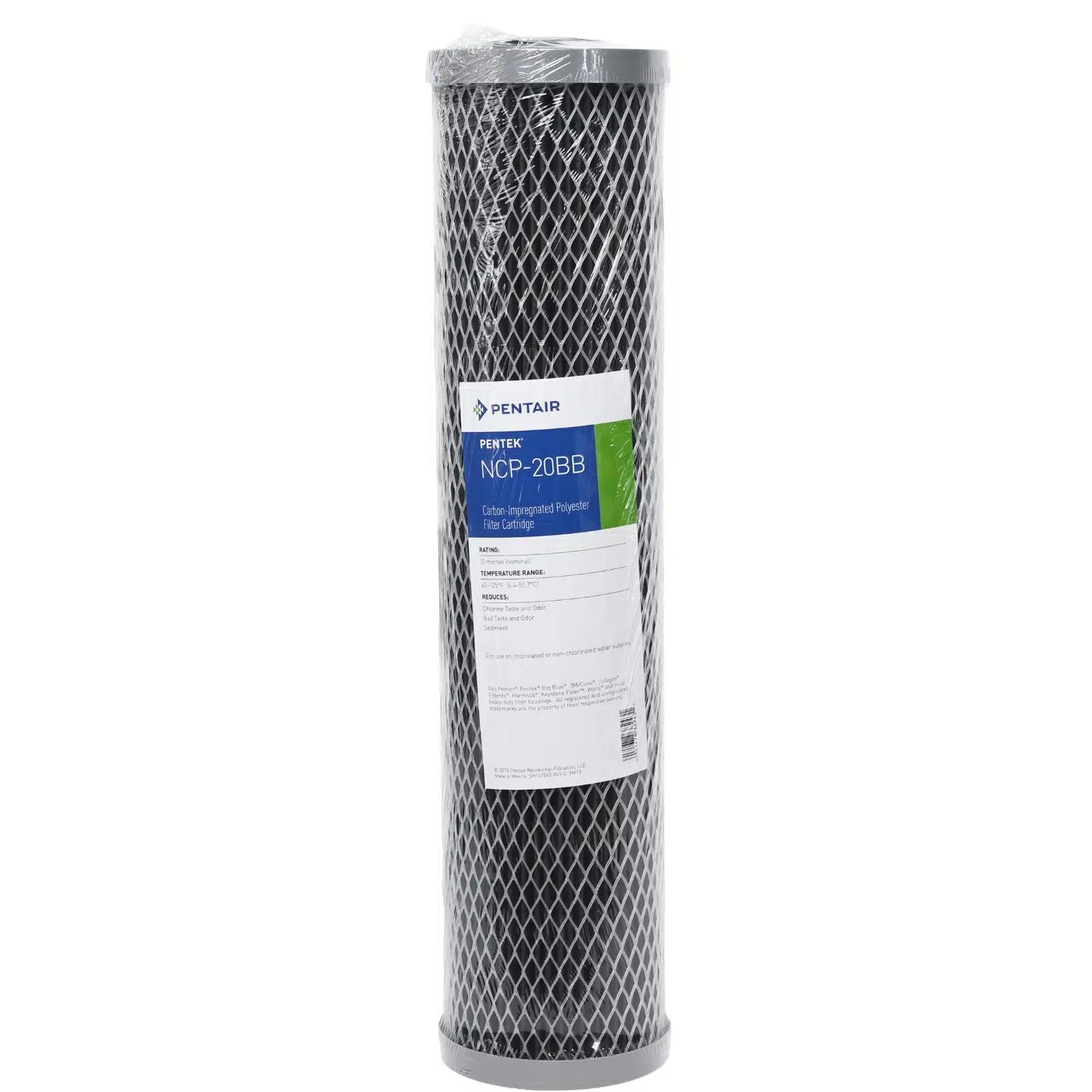 Pentair Pentek NCP-20BB 20" x 4.5" 10 Micron Carbon Water Filter