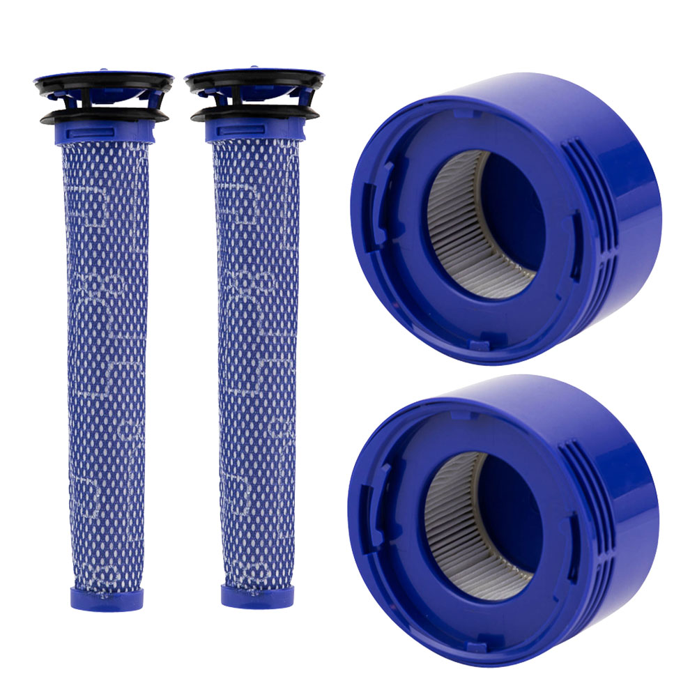 Replacement Pre & Post Filter Kit for Dyson® V7 & V8 Cordless Vacuum Cleaners | Washable | 2-Pack