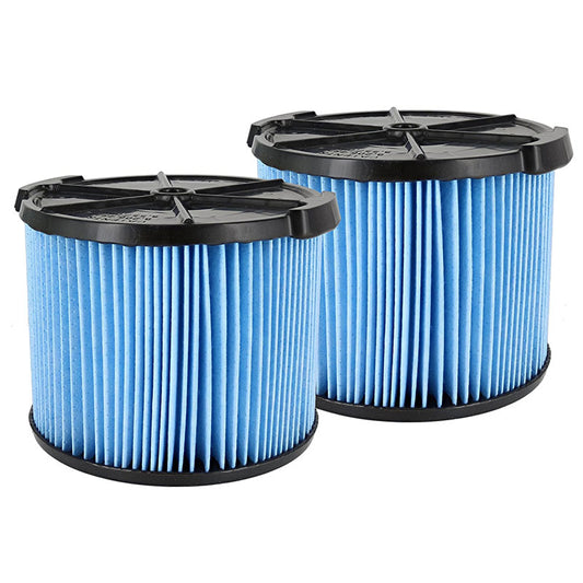 Replacement Cartridge Filter for Ridgid® Shop Vacuums VF3500 | Washable Vacuum Filter | 2-Pack