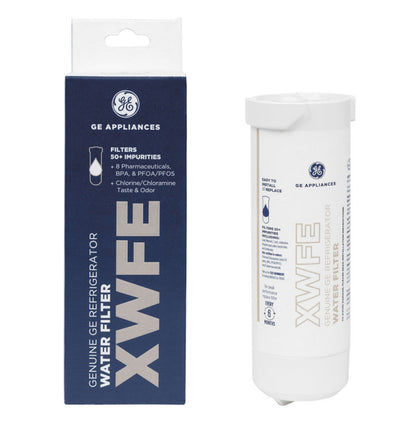GE XWFE Refrigerator Water Filter, Genuine GE Appliances Replacement Filter