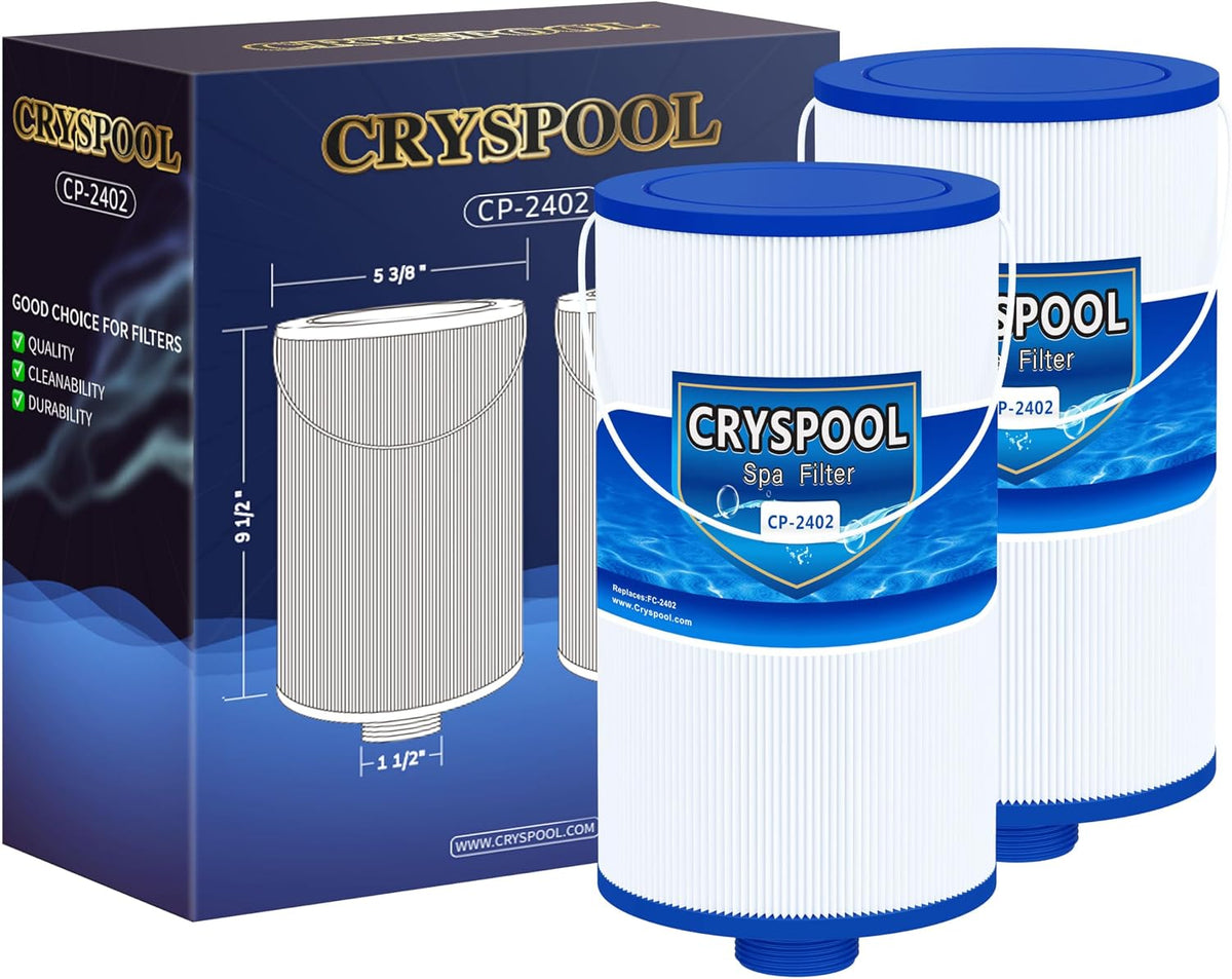 Cryspool 2402 Spa Filter Replacement, 2 Pack