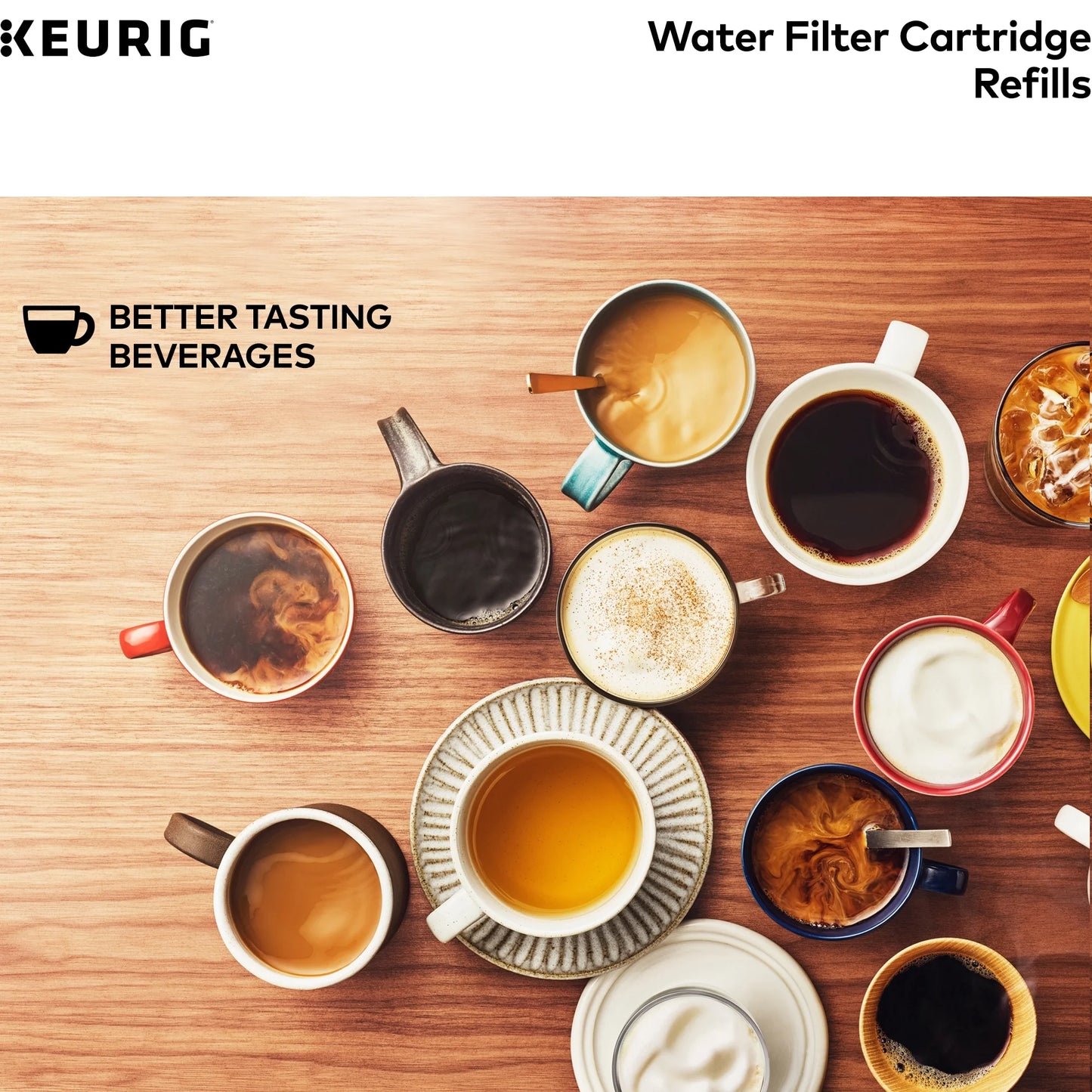Keurig 2 Pack Water Filter Refill Cartridges, 2 Count