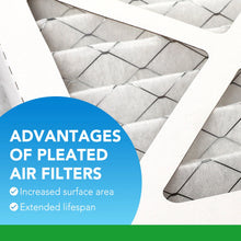 10X20X1 Air Filters, 6 Pack, MERV 8 Pleated HVAC AC Furnace Filters